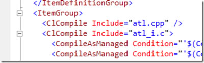 MSBuild项目文件示例